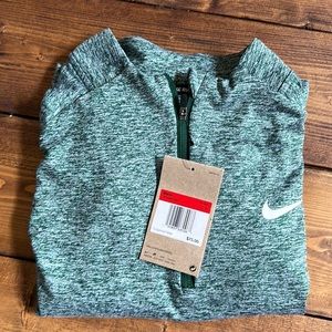 Nike DRI-FIT Running Element 1/2 Zip Top Team Issue - Large - Hunter Green